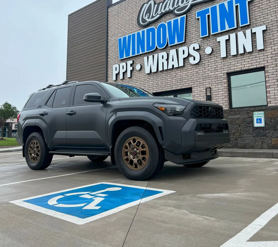 Completed window tint project by Quality Window Tint